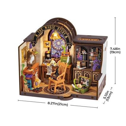 RoboTime - Miniatuur huis Tovenaarsstudie 2xAAA
