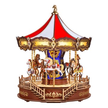 RoboTime - Puzzle 3D boîte à musique Carrousel classique 5V