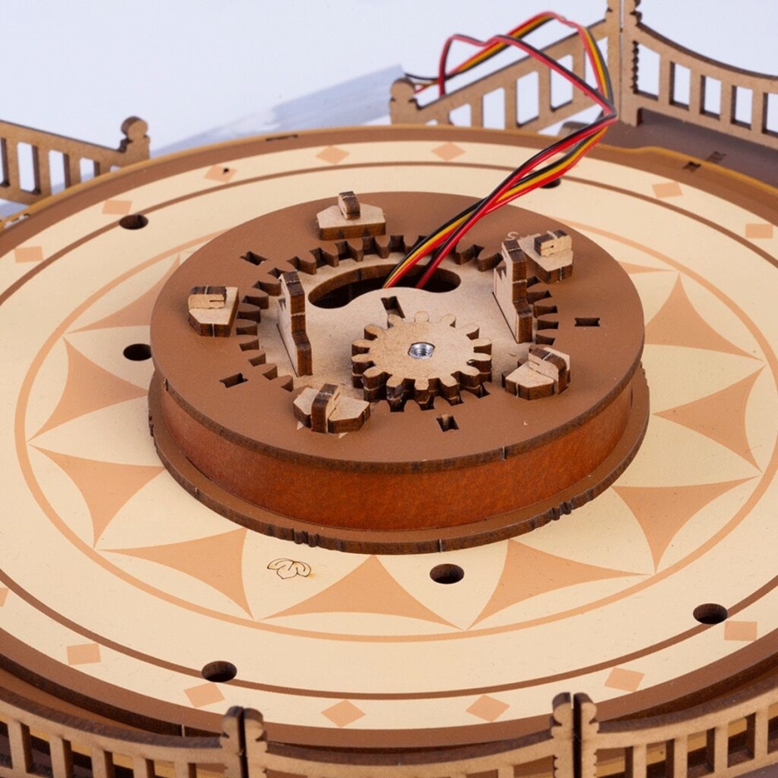 RoboTime - Puzzle 3D boîte à musique Carrousel classique 5V