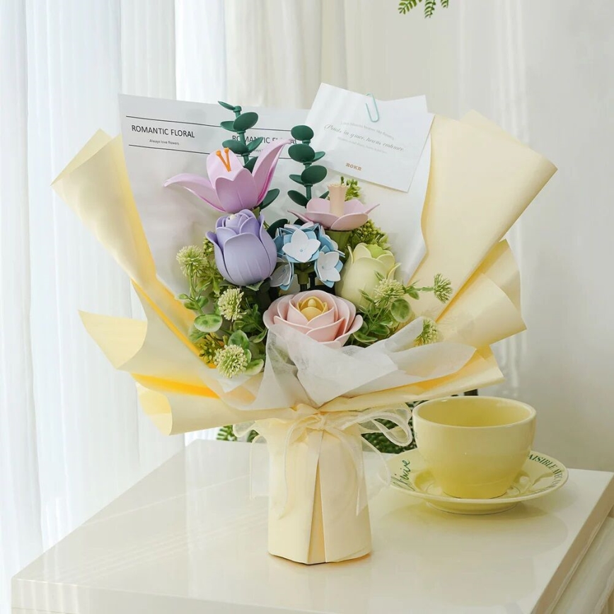 RoboTime - Puzzle 3D Bouquet de printemps