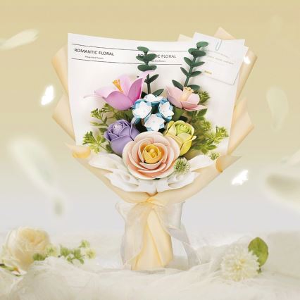 RoboTime - Puzzle 3D Bouquet de printemps