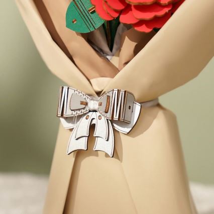 RoboTime - Puzzle 3D en bois Bouquet