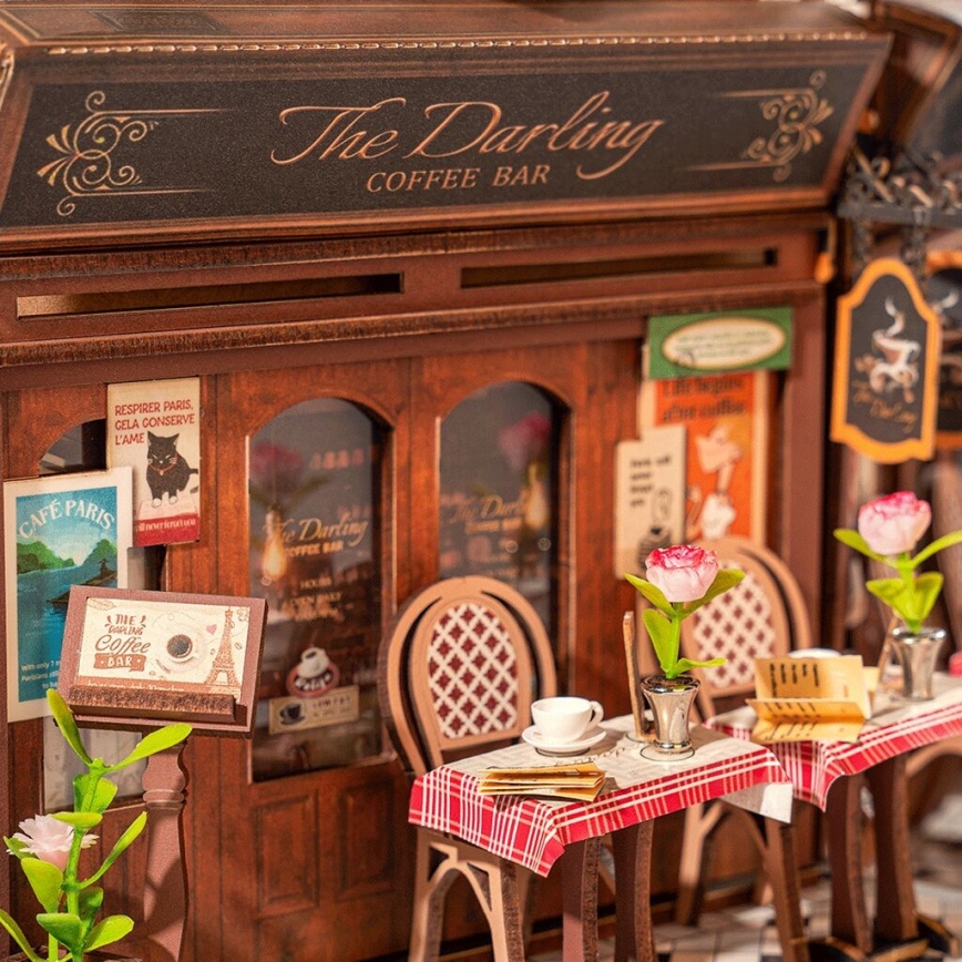 RoboTime - Puzzle 3D LED Serre-livres Rencontre dans la galerie avec livres 2xAAA