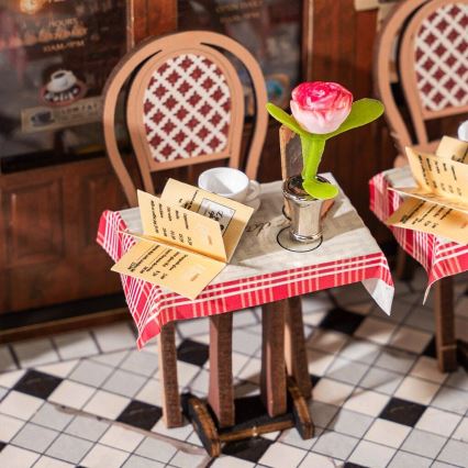 RoboTime - Puzzle 3D LED Serre-livres Rencontre dans la galerie avec livres 2xAAA