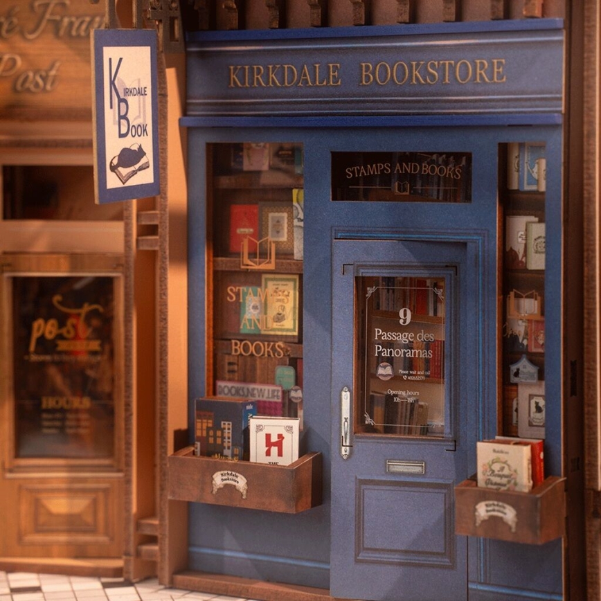 RoboTime - Puzzle 3D LED Serre-livres Rencontre dans la galerie avec livres 2xAAA