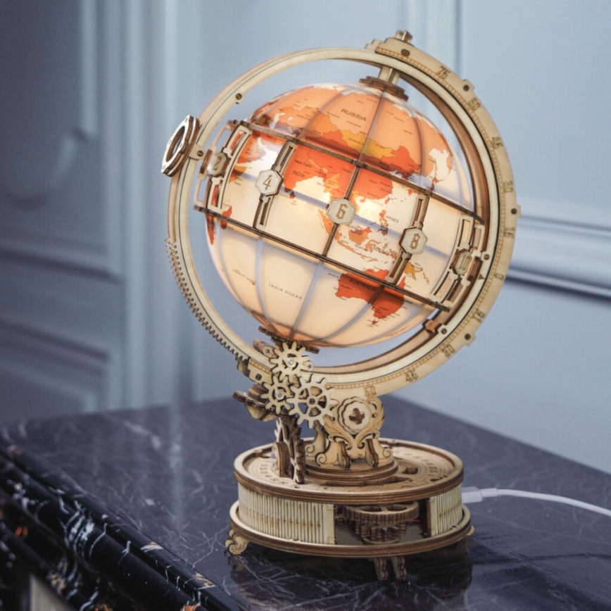 0€24 sur Puzzle globes en bois 3D entraînement mécanique à