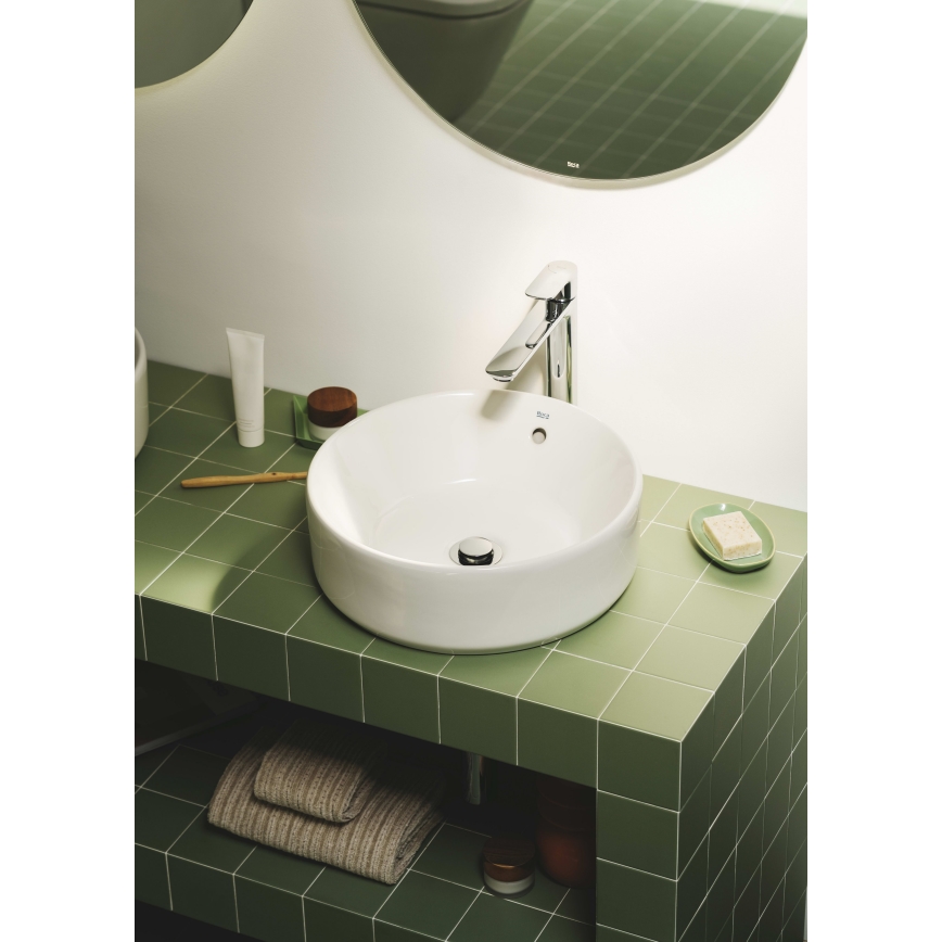 Roca A3270MJ000 - Opbouwwastafel GAP Ø 39 cm keramiek/wit