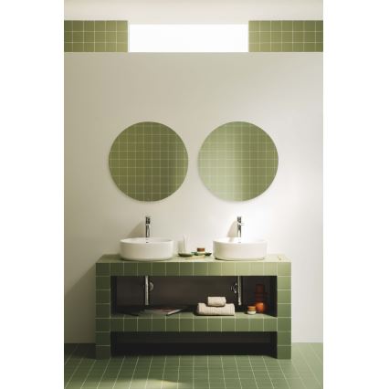 Roca A3270MJ000 - Opbouwwastafel GAP Ø 39 cm keramiek/wit