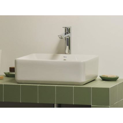 Roca A3270ML000 - Aanrecht wastafel GAP 39x37 cm keramiek/wit