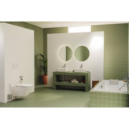 Roca A3270ML000 - Aanrecht wastafel GAP 39x37 cm keramiek/wit