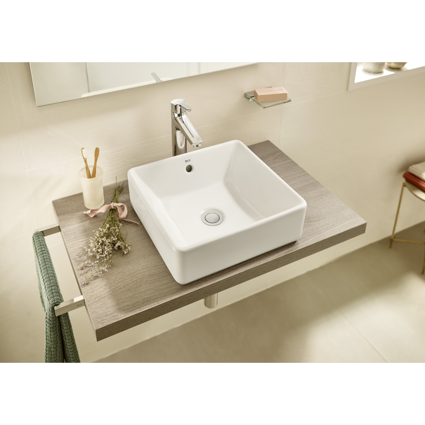 Roca A3270ML000 - Aanrecht wastafel GAP 39x37 cm keramiek/wit