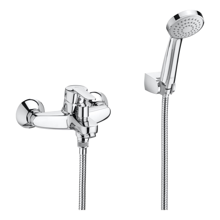 Roca A5A0125C02 - Ensemble baignoire avec robinetterie VICTORIA chrome brillant