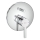 Roca A5A0B96C00 - Mitigeur de douche encastré NAIA, finition chrome brillant