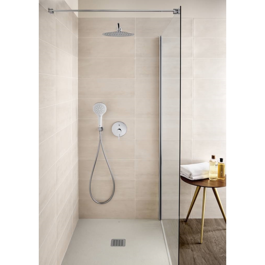 Roca A5A0B96C00 - Mitigeur de douche encastré NAIA, finition chrome brillant