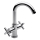 Roca A5A3043C00 - Kraan voor wastafel + afval met overloop LOFT 27 cm glanzend chroom