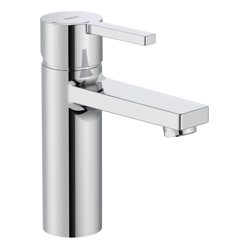 Roca A5A3296C00 - Mitigeur pour lavabo avec bonde NAIA 16,7 cm, chrome brillant