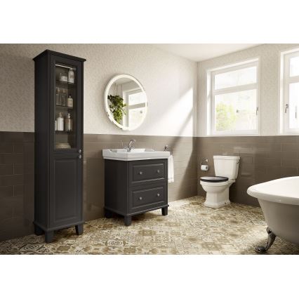Roca A5A3A4BC00 - Robinet de lavabo + bonde avec trop-plein CARMEN 17,8 cm chrome brillant