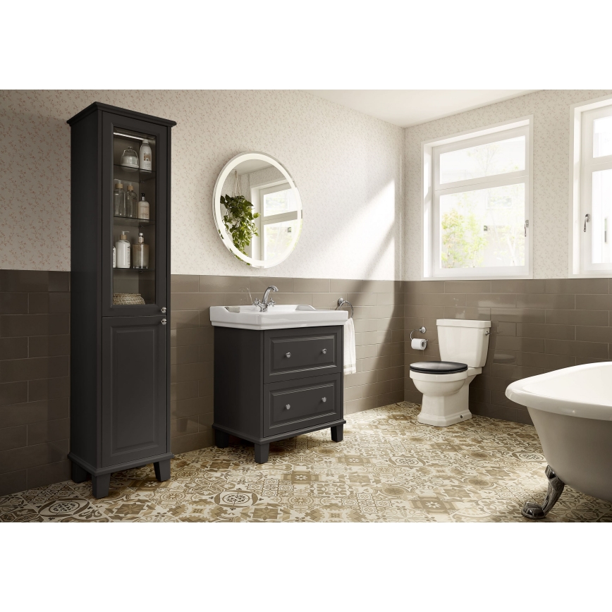 Roca A5A3A4BC00 - Robinet de lavabo + bonde avec trop-plein CARMEN 17,8 cm chrome brillant