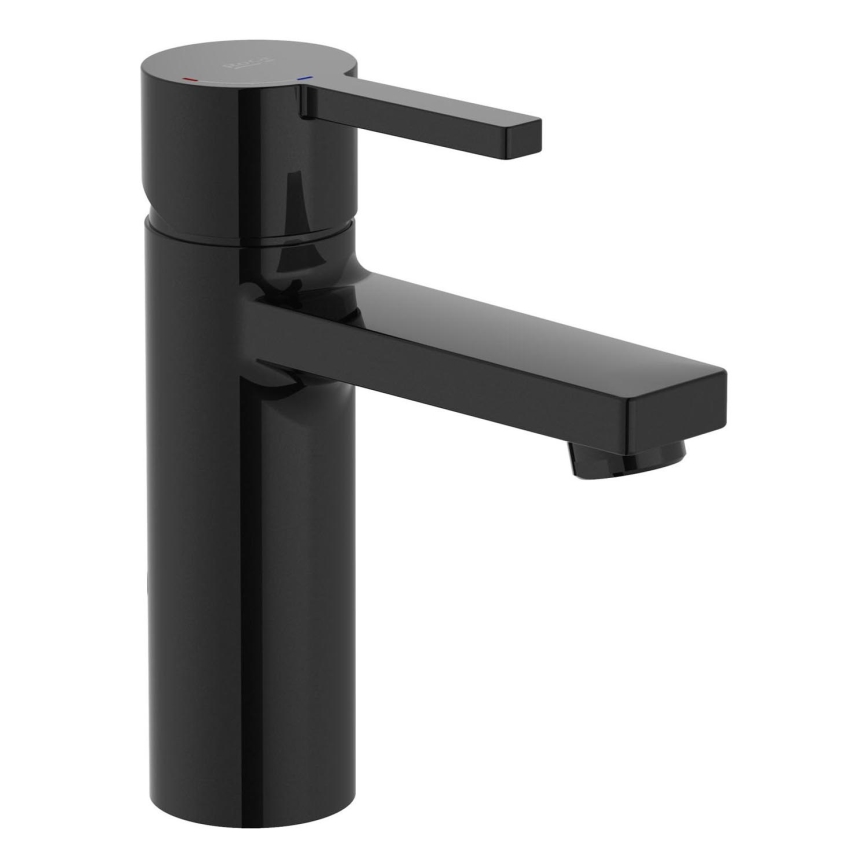 Roca A5A3A96CN0 - Mitigeur lavabo NAIA 16,7 cm Cold Start/noir titane