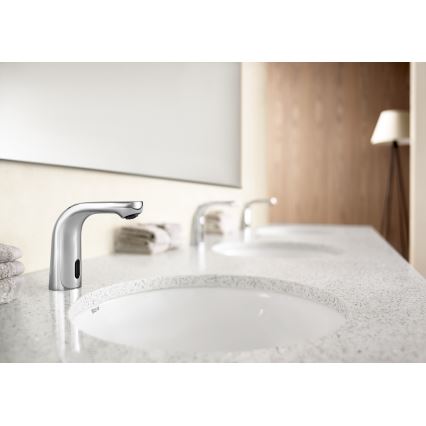 Roca A5A5509C00 - Contactloze wastafelkraan L20, 230 V, glanzend chroom