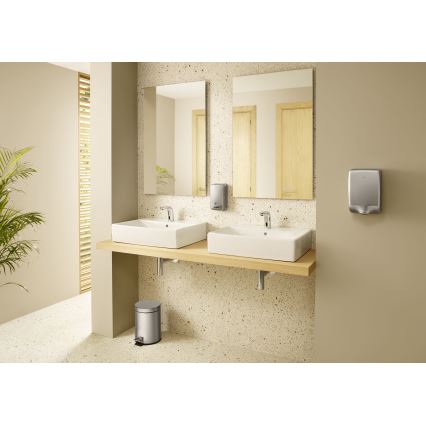Roca A5A5609C00 - Mitigeur lavabo sans contact L20, 4xAA, chrome brillant