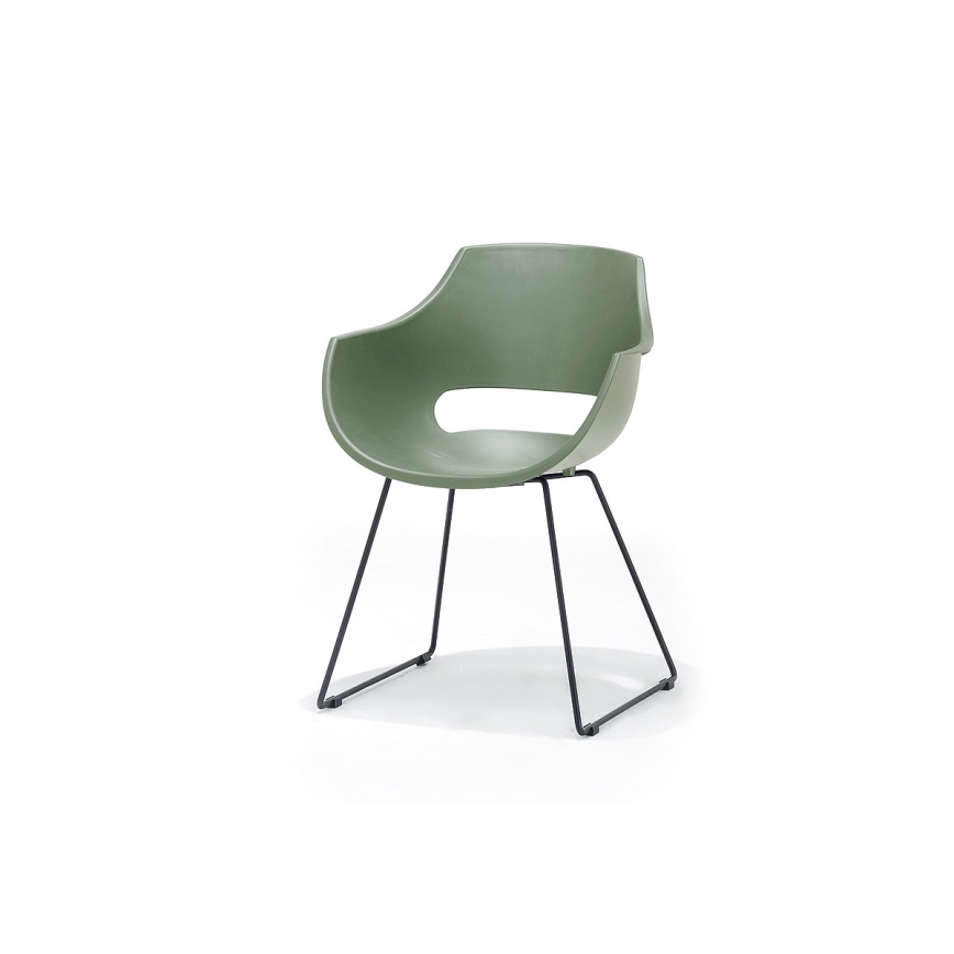 ROCKY stoelen, set van 4, groen