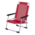 Rode opvouwbare campingstoel