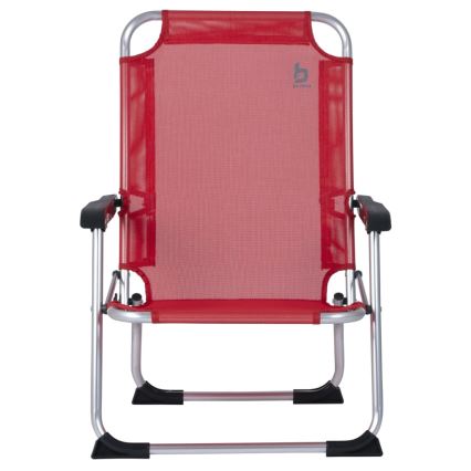 Rode opvouwbare campingstoel