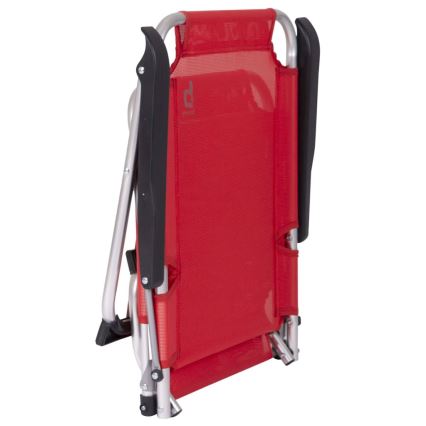 Rode opvouwbare campingstoel