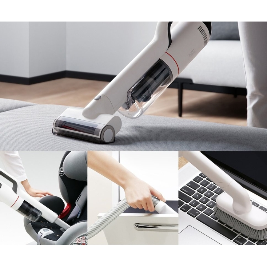 ROIDMI RI-X20 - Aspirateur-balai  2en1 avec accessoires 435W/2500 mAh blanc