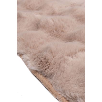 Rond vloerkleed RABBIT BUBBLE 160 cm beige