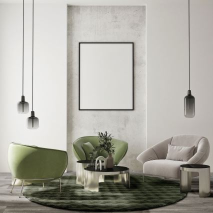 Rond vloerkleed RABBIT BUBBLE 160 cm groen