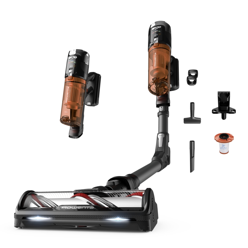 Rowenta - 2-in-1 steelstofzuiger X-FORCE FLEX 380W/25,2V zwart 2000 mAh