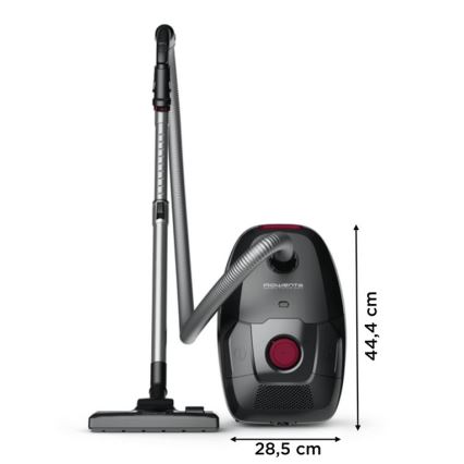 Rowenta - Aspirateur avec sac GREEN FORCE MAX ECO TOTAL CLASSIC 900W/230V noir