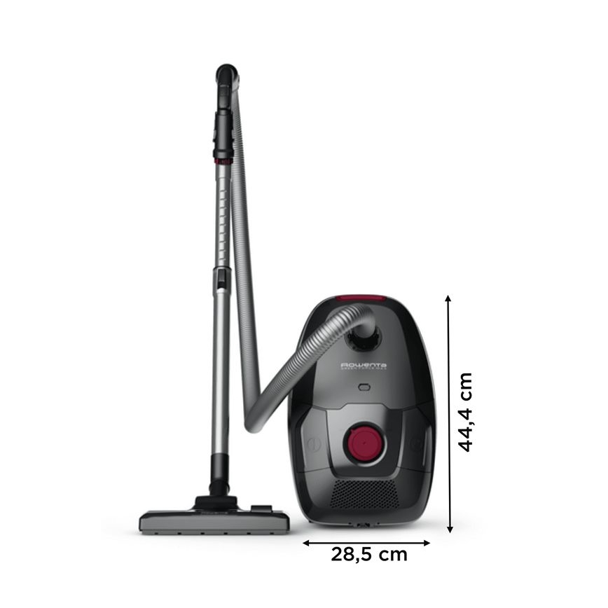 Rowenta - Aspirateur avec sac GREEN FORCE MAX ECO TOTAL CLASSIC 900W/230V noir