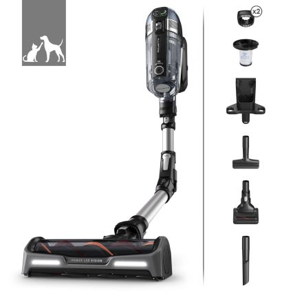 Rowenta - Aspirateur-balai 3 en 1 X-FORCE ANIMAL AUTO 480W/32,4V noir 2000 mAh
