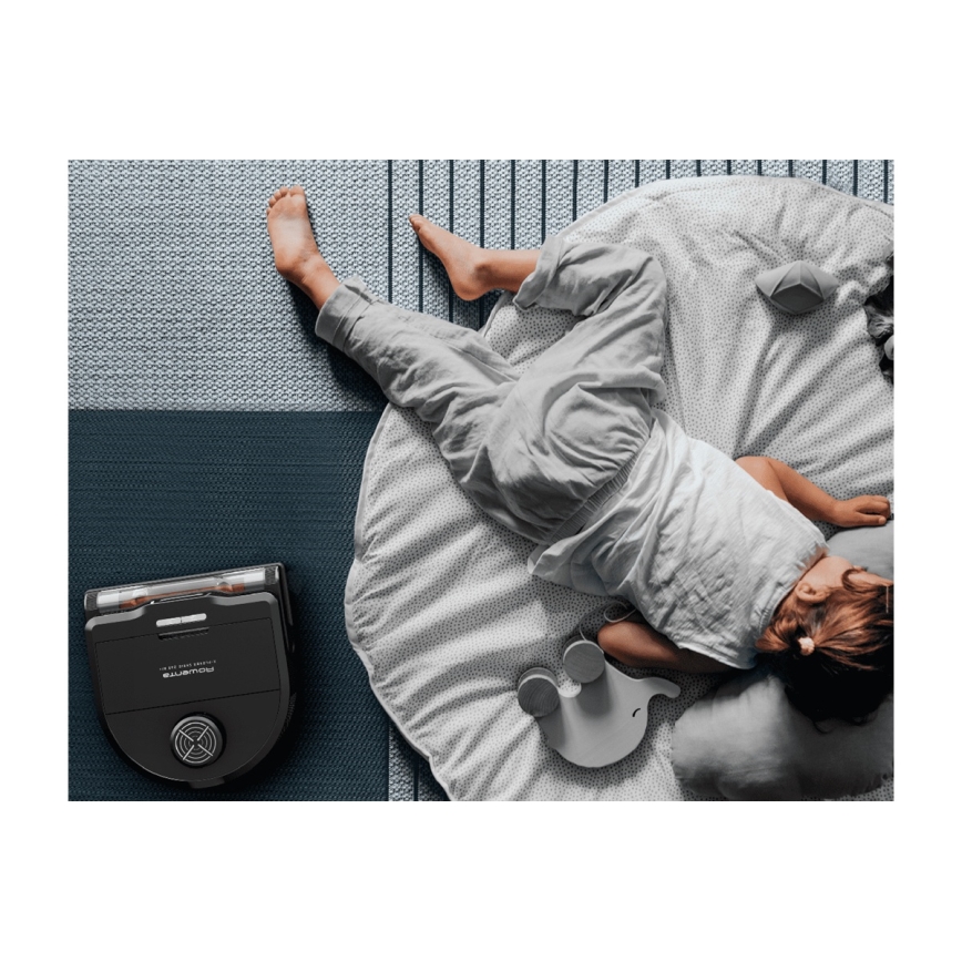 Rowenta - Aspirateur robot connecté avec une serpillère X-PLORER S240+ AI Animal & Allergy Wi-Fi 5200 mAh
