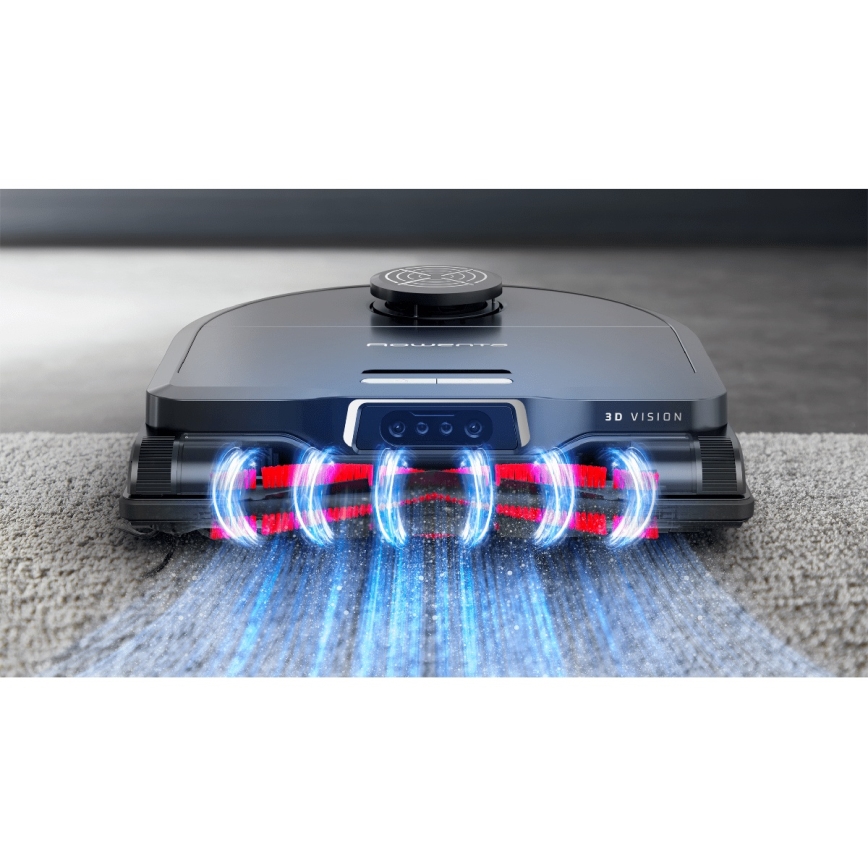 Rowenta - Aspirateur robot connecté avec une serpillère X-PLORER S240+ AI Animal & Allergy Wi-Fi 5200 mAh