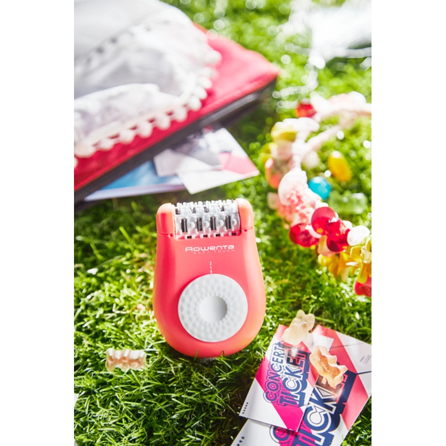 Rowenta - Épilateur EASY TOUCH 230V rose
