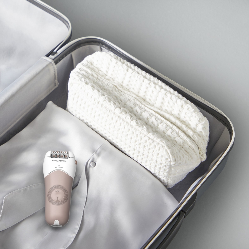 Rowenta - Epilator WET&DRY 4,5W/5V 600 mAh beige/goud