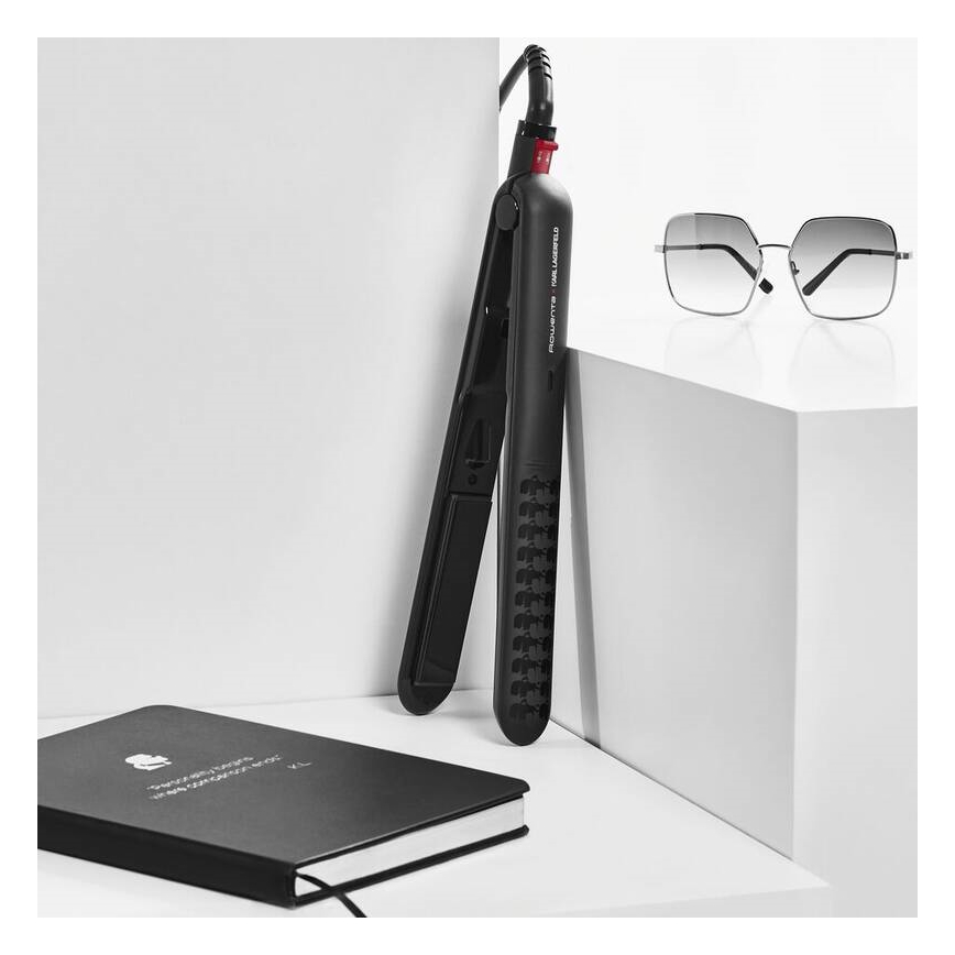 Rowenta - Lisseur à cheveux KARL LAGERFELD OPTILISS noir