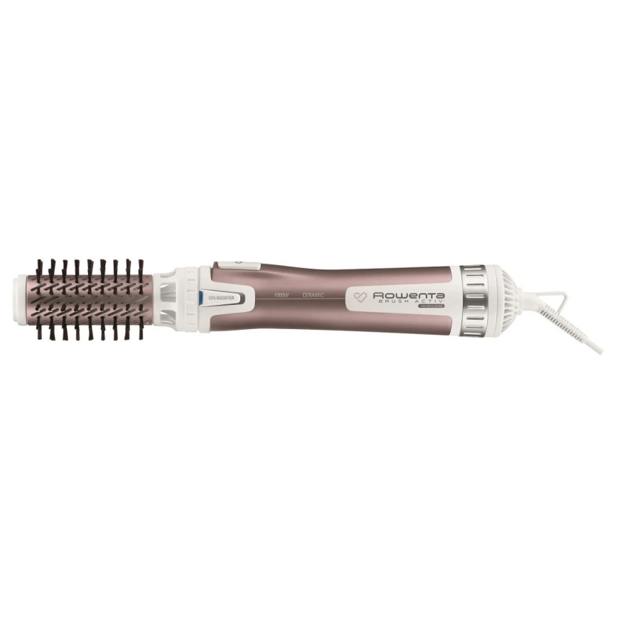 Rowenta - Roterende haarborstel PREMIUM CARE 1000W/230V roze/wit