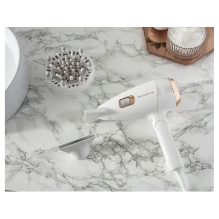 Rowenta - Sèche-cheveux ULTIMATE EXPERIENCE 2200W/230V blanc