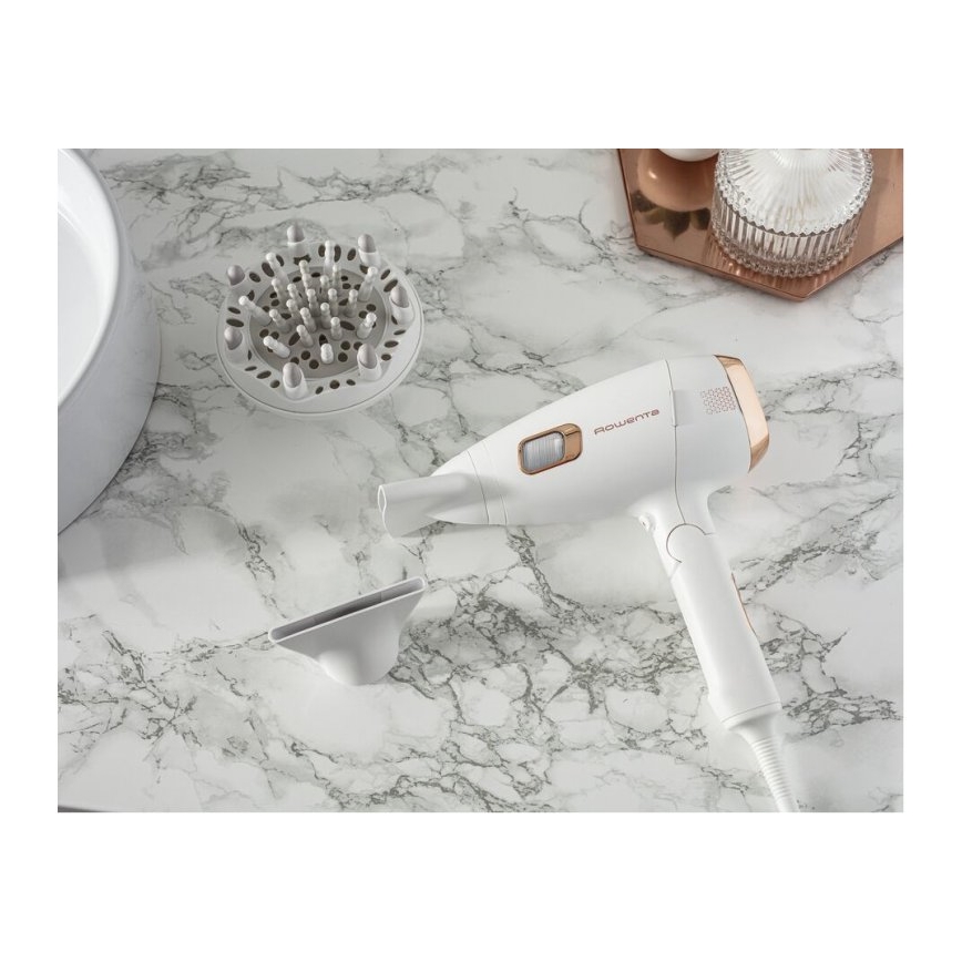 Rowenta - Sèche-cheveux ULTIMATE EXPERIENCE 2200W/230V blanc