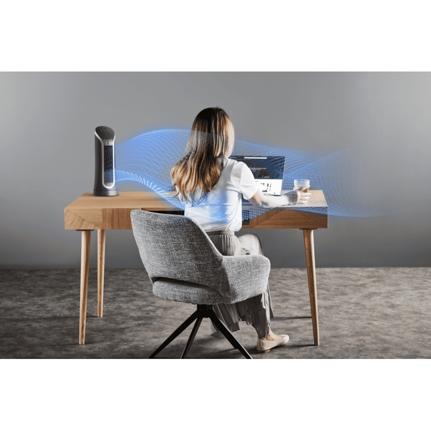 Rowenta - Staande ventilator EOLE COMPACT 30W/230V zwart