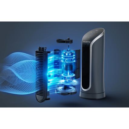 Rowenta - Staande ventilator EOLE COMPACT 30W/230V zwart