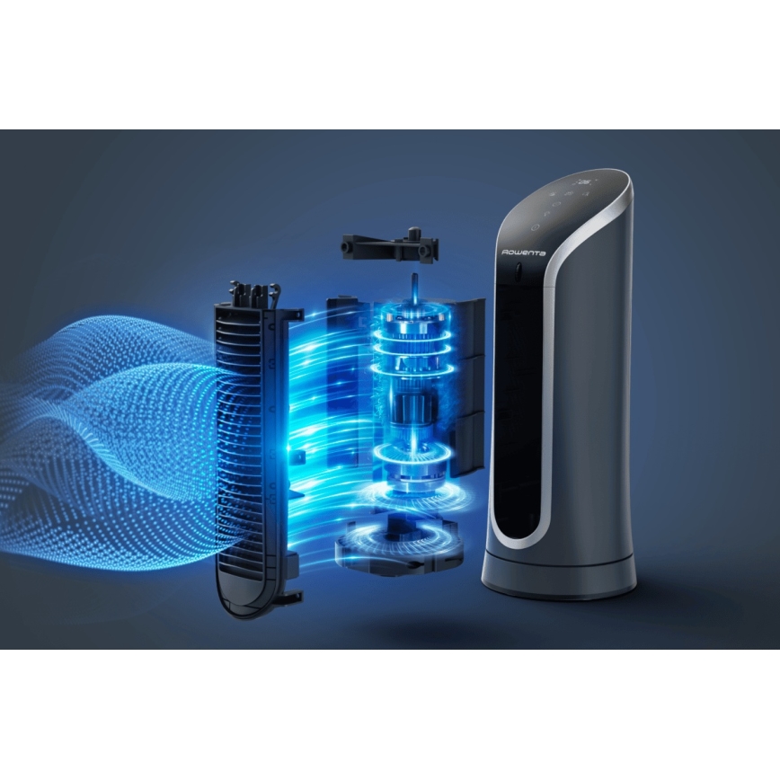 Rowenta - Staande ventilator EOLE COMPACT 30W/230V zwart
