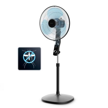 Rowenta - Staande ventilator met muggenverjager ESSENTIAL+ 60W/230V 130 cm zwart