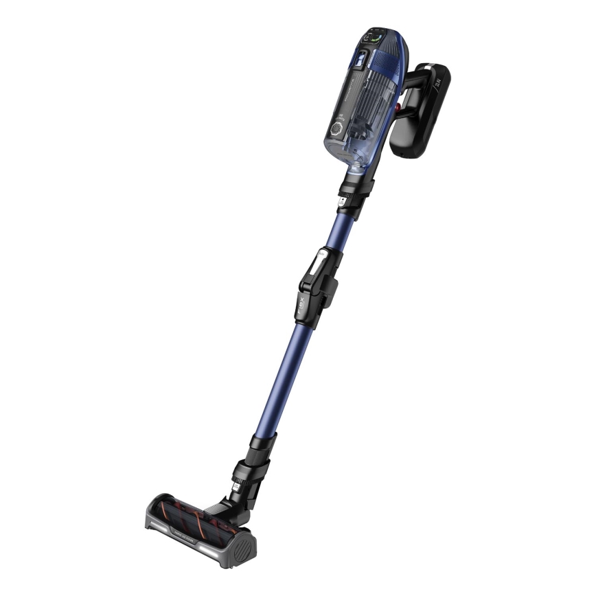 Rowenta - Steelstofzuiger met een dweil X-FORCE FLEX ANIMAL AQUA AUTO 3in1 480W/32,4V 2500 mAh blauw
