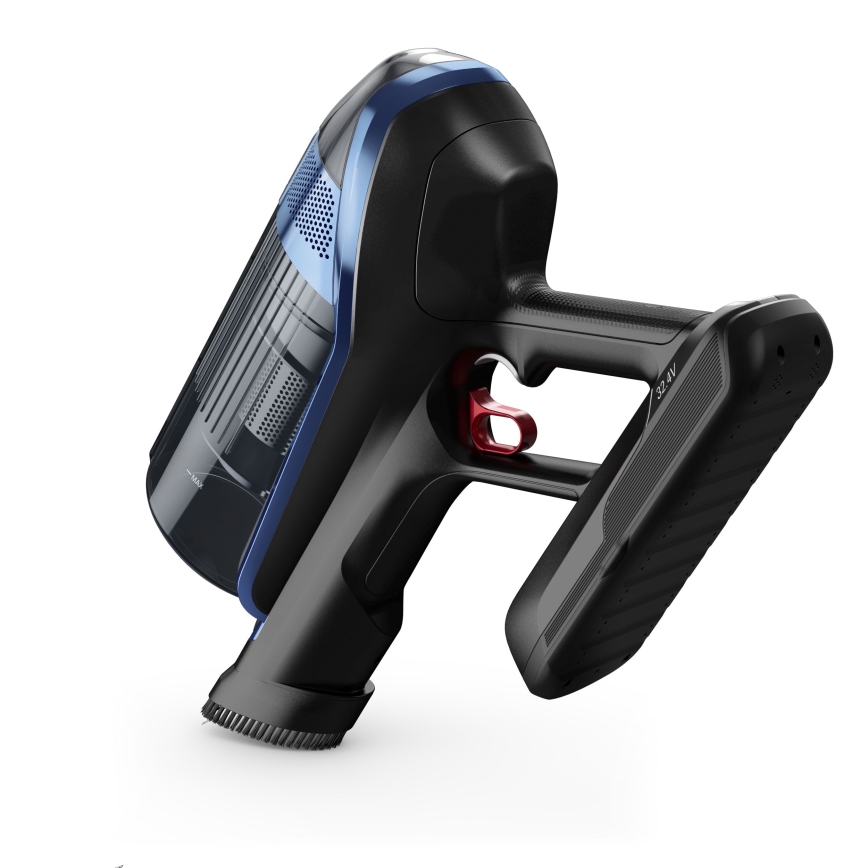 Rowenta - Steelstofzuiger met een dweil X-FORCE FLEX ANIMAL AQUA AUTO 3in1 480W/32,4V 2500 mAh blauw